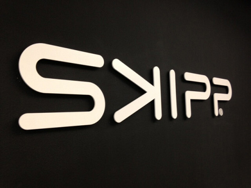 skipp, Wandbeschriftung in 3D
